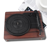Wooden Vinyl Record Player Stereo Lossless Music Classic Nostalgia Vynil LP Turntable bluetooth Music Player with Dust Cover